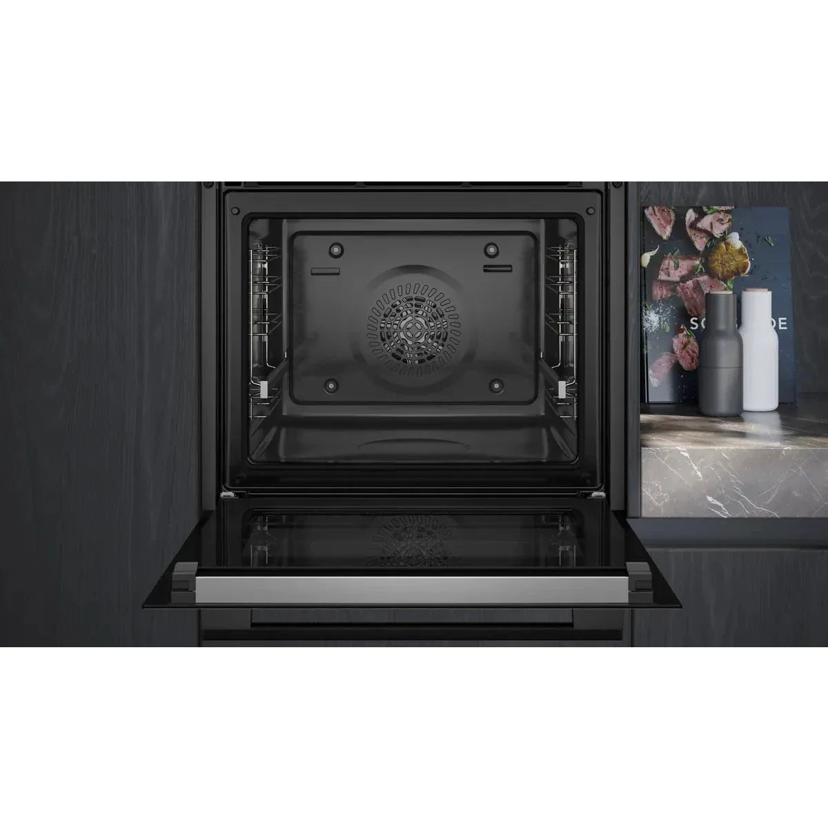 Siemens iQ300 Built-in Oven 60 x 60 cm, 8 cooking modes, Stainless steel, HB272GES3M - Image 3