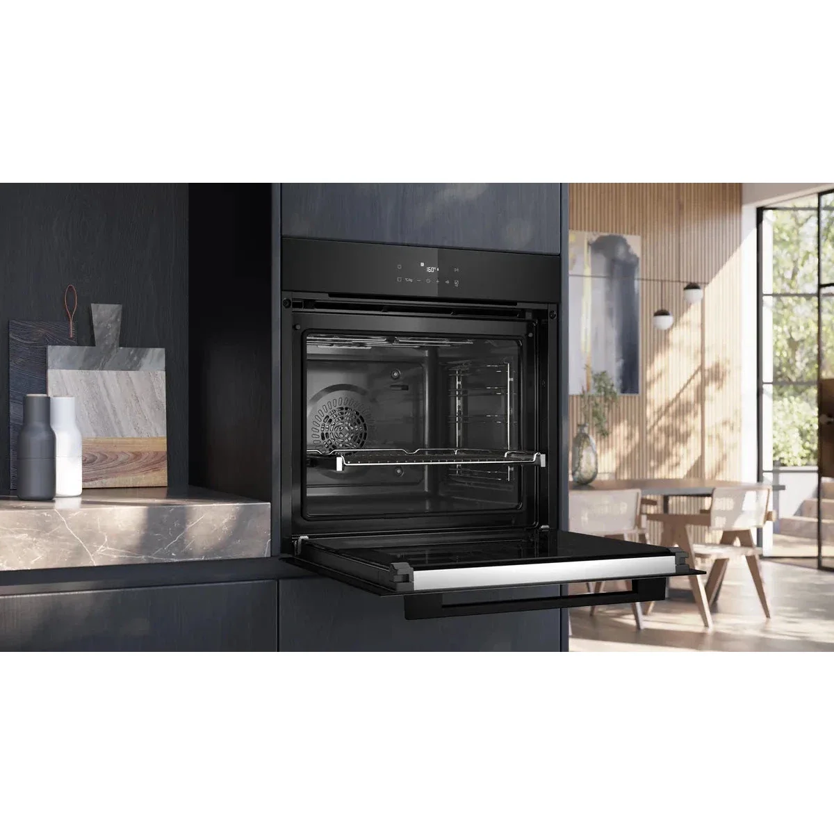 Siemens iQ300 Built-in Oven 60 x 60 cm, 8 cooking modes, Stainless steel, HB272GES3M - Image 4