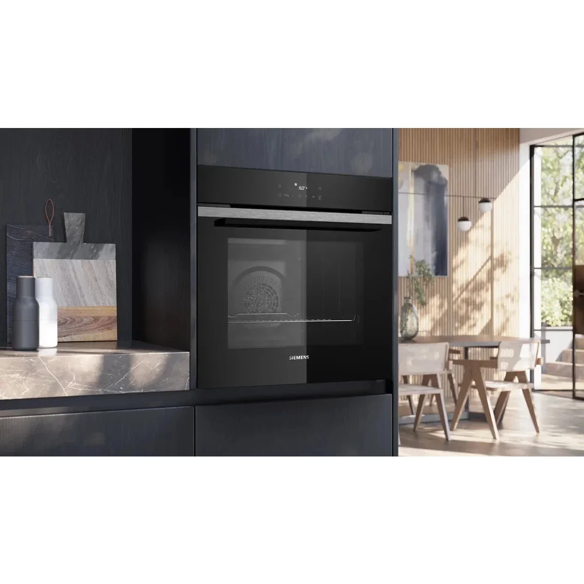 Siemens iQ300 Built-in Oven 60 x 60 cm, 8 cooking modes, Stainless steel, HB272GES3M - Image 5