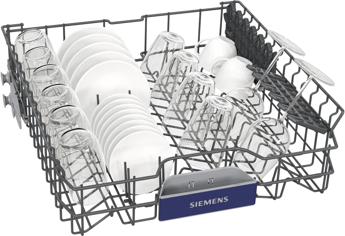 Siemens iQ300 Home Connect Dishwasher, 14 place setting, Brushed steel anti-fingerprint color SN23HI25MM - Image 5