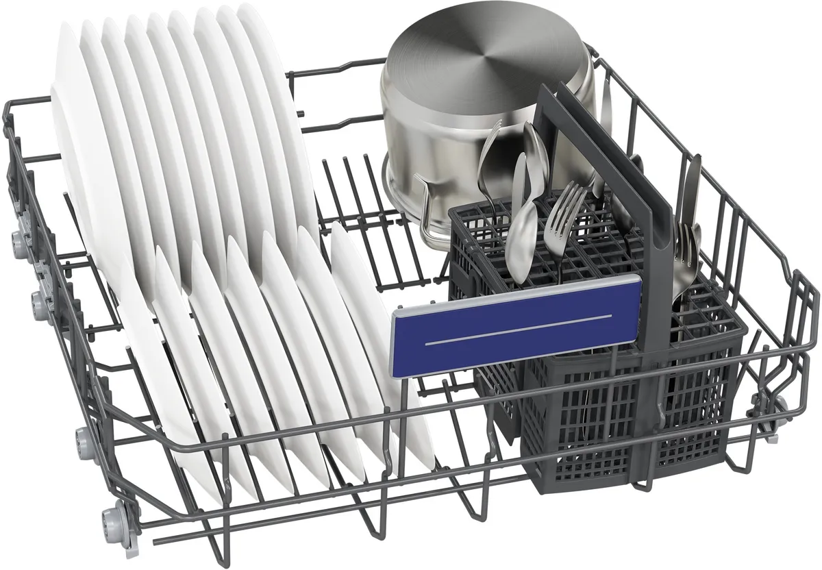 Siemens iQ300 Home Connect Dishwasher, 14 place setting, Brushed steel anti-fingerprint color SN23HI25MM - Image 6