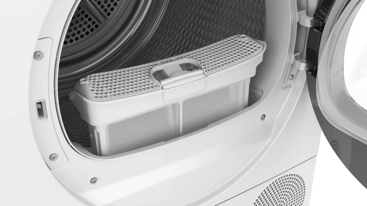 Siemens iQ300 Heat Pump Dryer, 8 Kg, White, WT45H213GC - Image 8