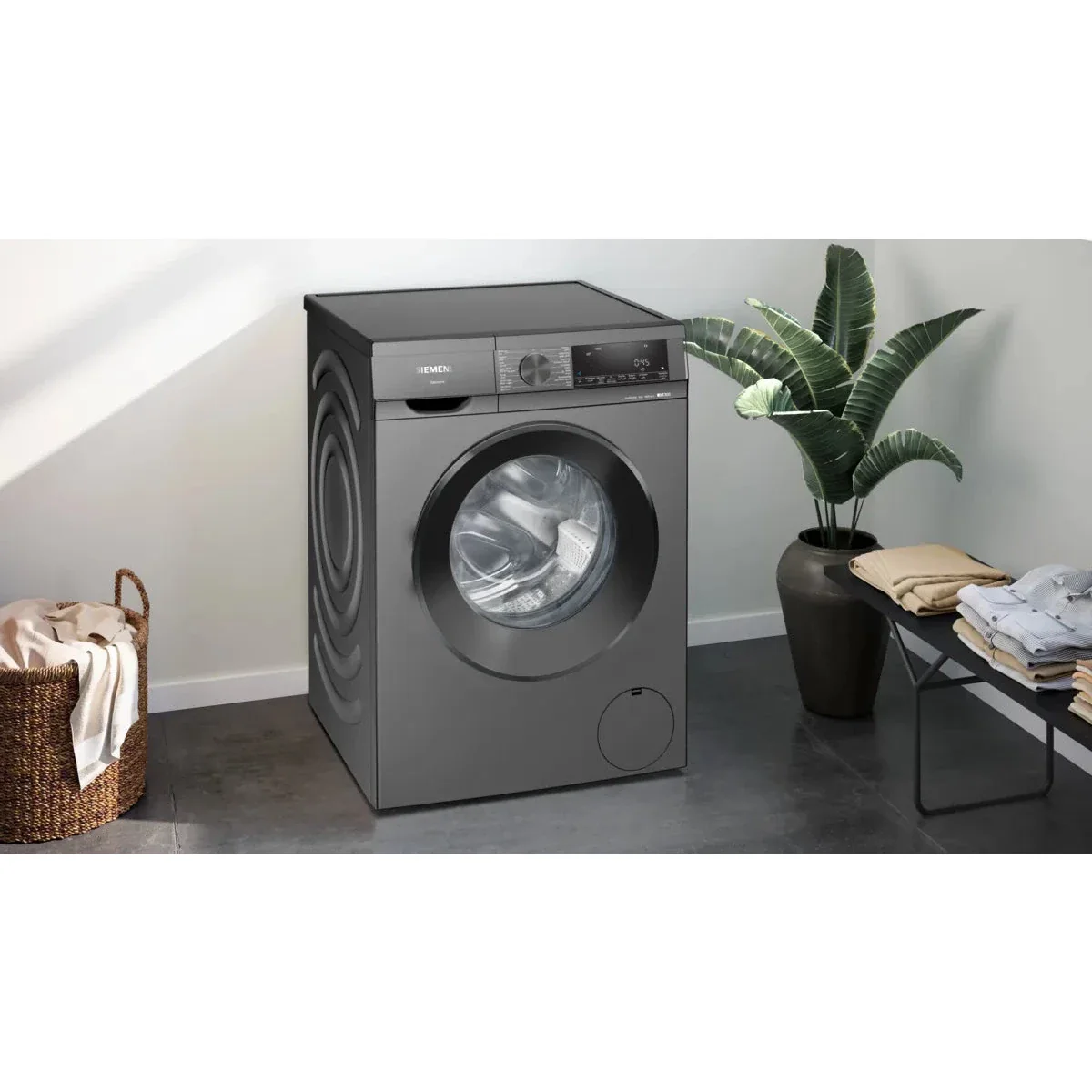 Siemens iQ300 Front Load Washing Machine, 9KG, 1400 RPM, Grey, WG44A1ZRGC - Image 4