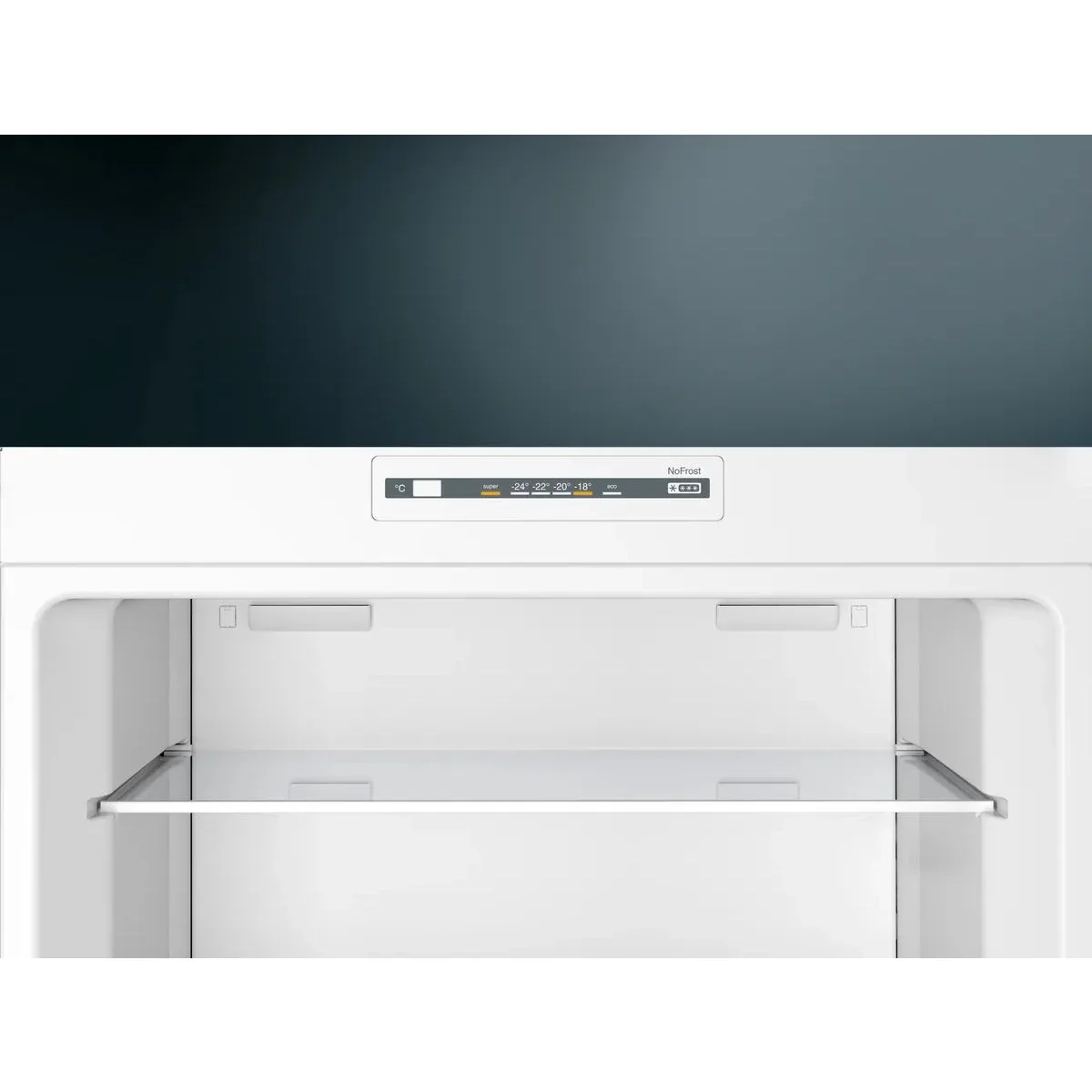 Siemens iQ300 Top Freezer Refrigerator 453L, Inox-look, NoFrost, KD55NNLE0M - Image 4