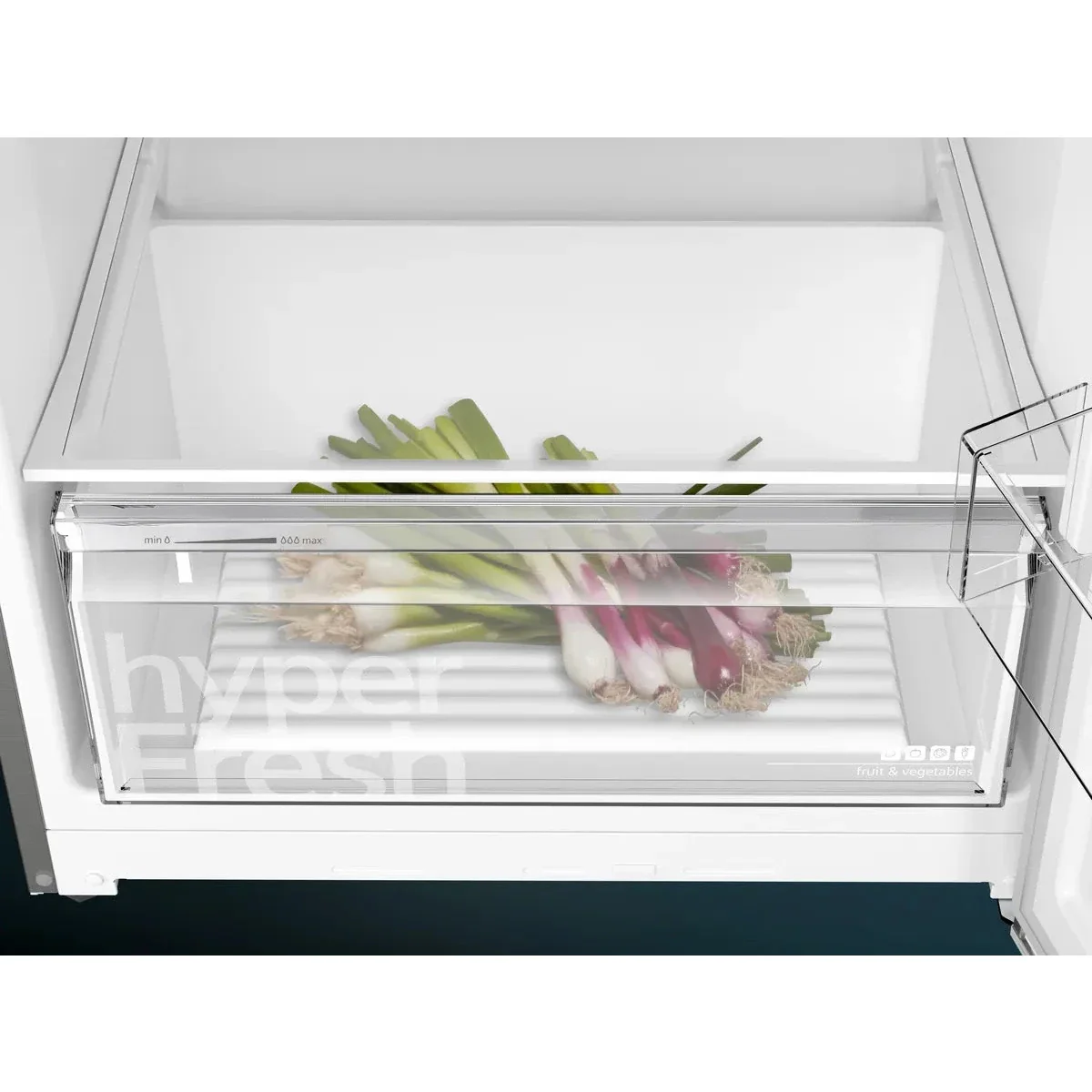 Siemens iQ300 Top Freezer Refrigerator 453L, Inox-look, NoFrost, KD55NNLE0M - Image 6