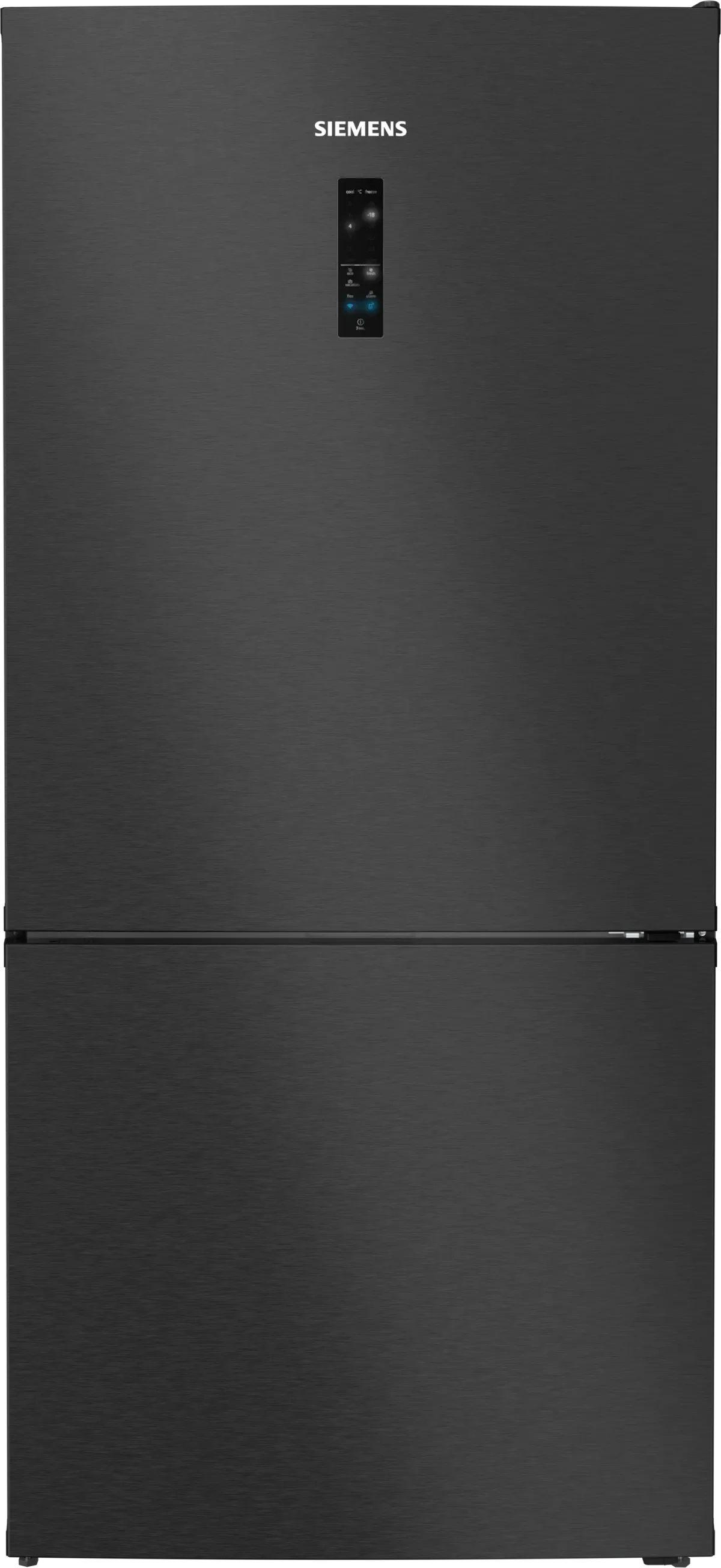 Siemens iQ700 Home connect Bottom Freezer Refrigerator, 682L, Brushed Black, KG86PAXB0M
