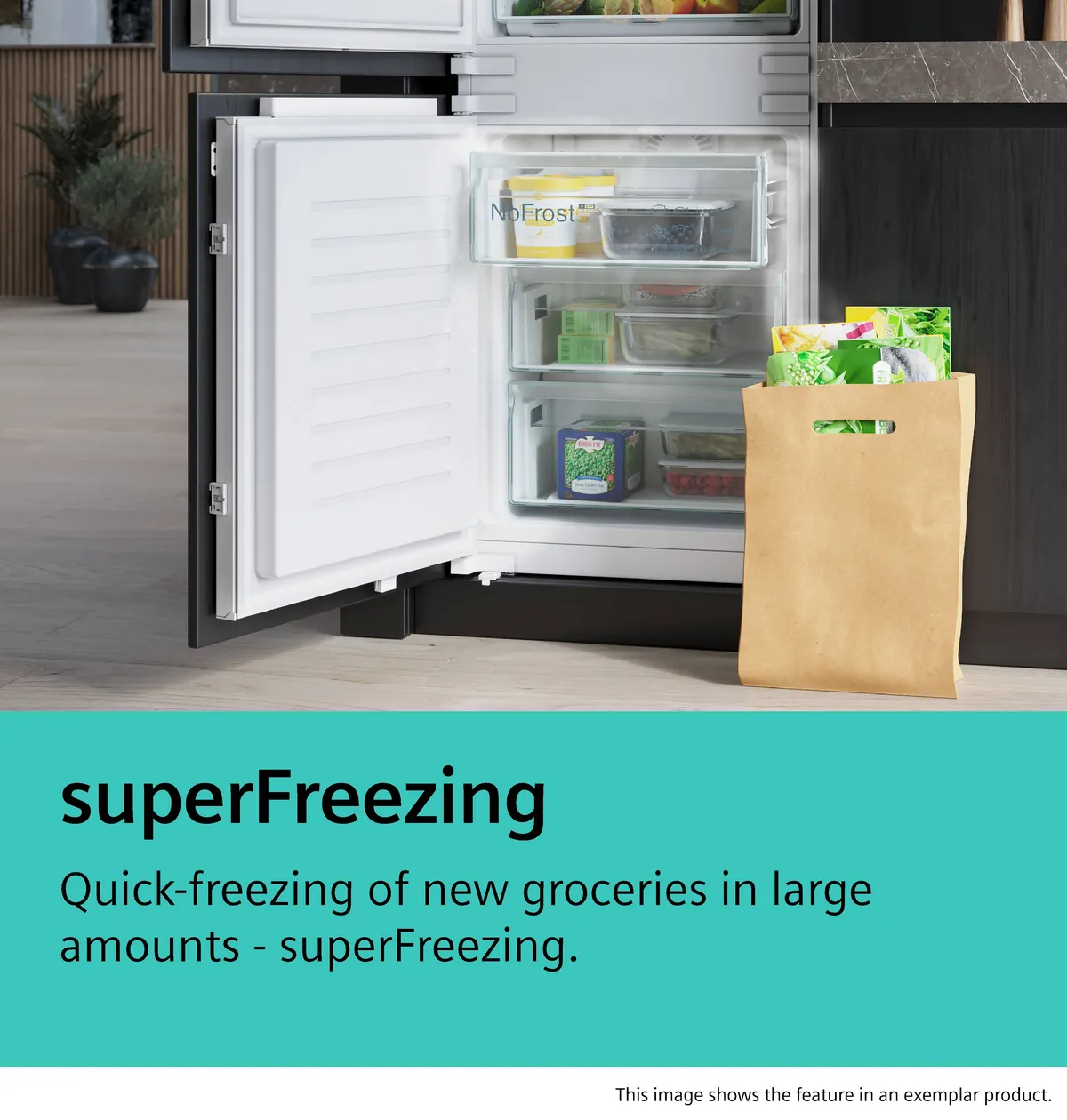 Siemens iQ700 Home connect Bottom Freezer Refrigerator, 682L, Brushed Black, KG86PAXB0M - Image 7