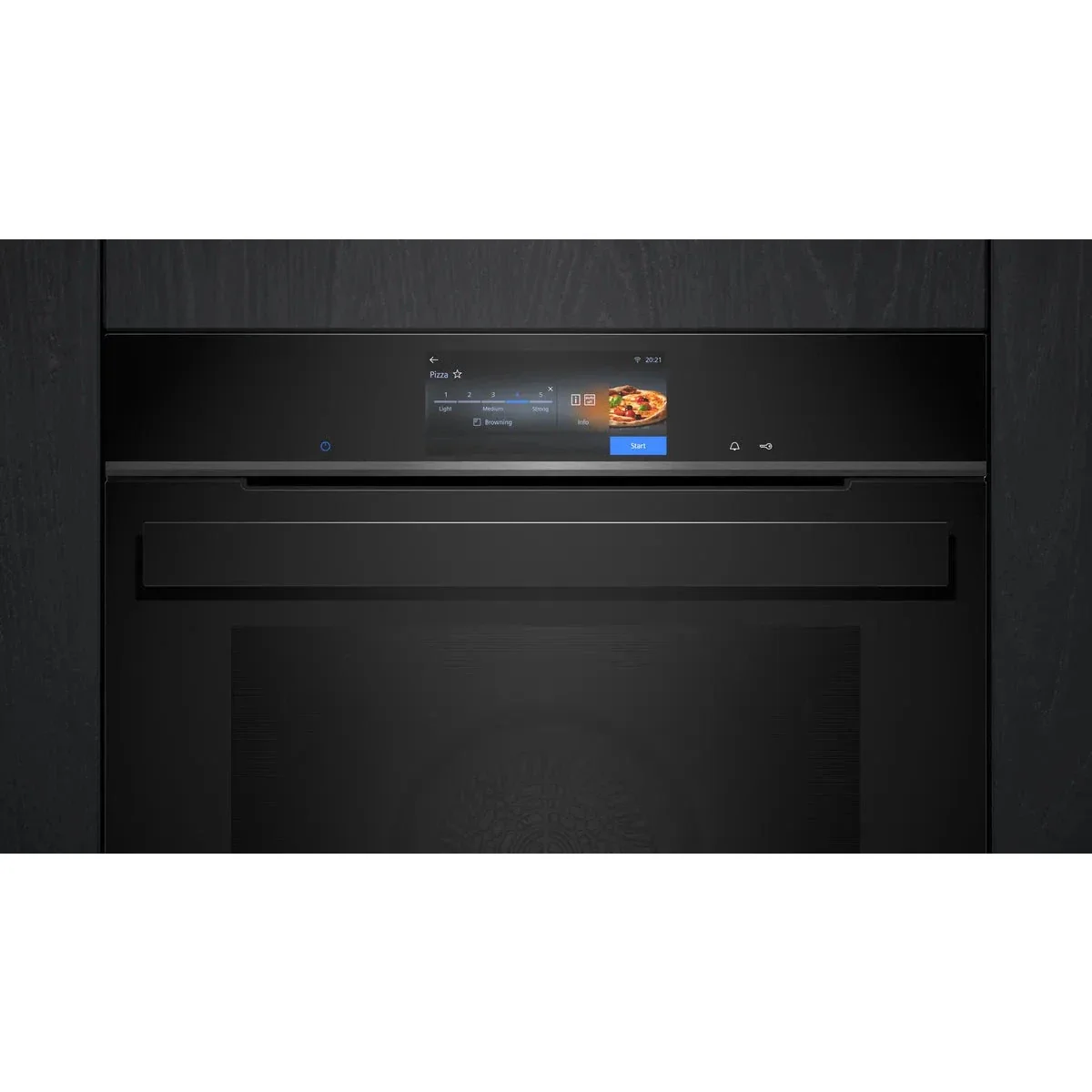 Siemens iQ700 Built-in Oven with Steam function, 60 x 60 cm, Wi-Fi, Black, HS958GED1B - Image 2