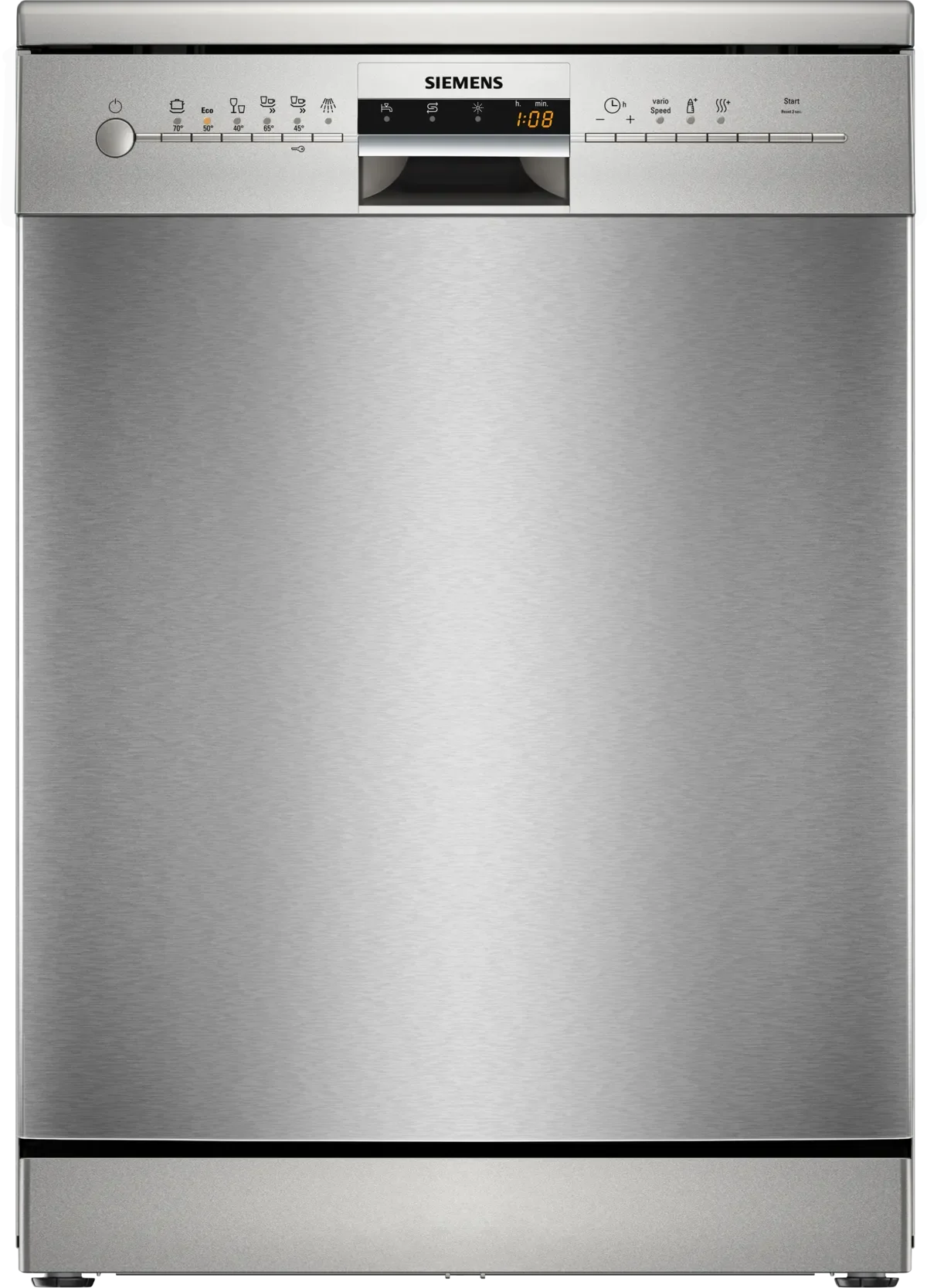 Siemens iQ100 Free Standing Dishwasher, 12 place setting, Silver, SN216I00AM