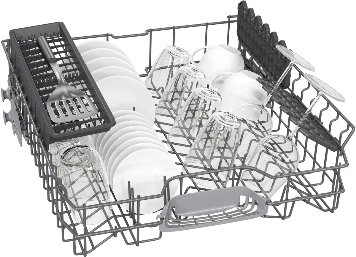 Siemens iQ100 Free Standing Dishwasher, 12 place setting, Silver, SN216I00AM - Image 4