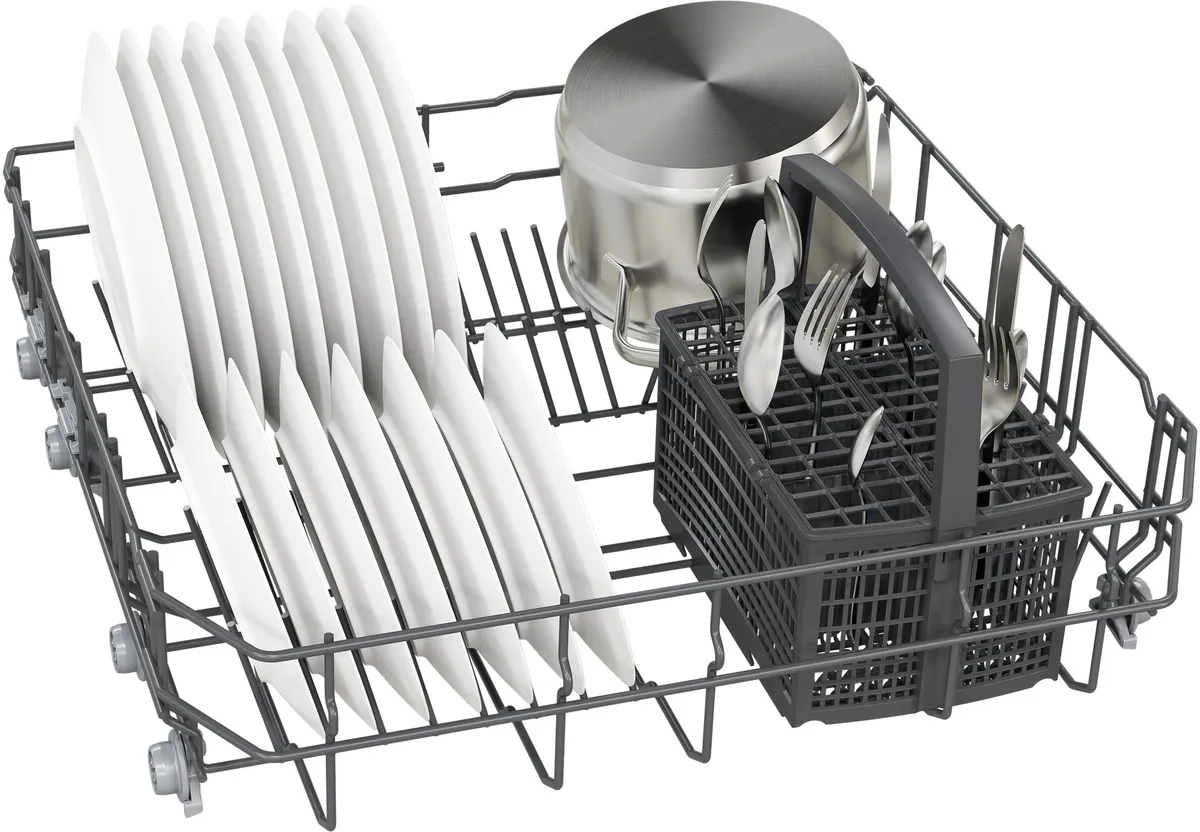 Siemens iQ100 Free Standing Dishwasher, 12 place setting, Silver, SN216I00AM - Image 5