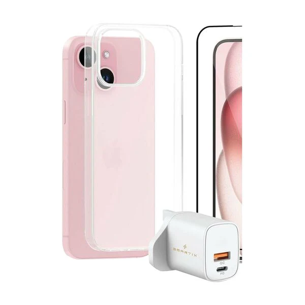 Smartix 3-in-1 Bundle for Apple iphone 15