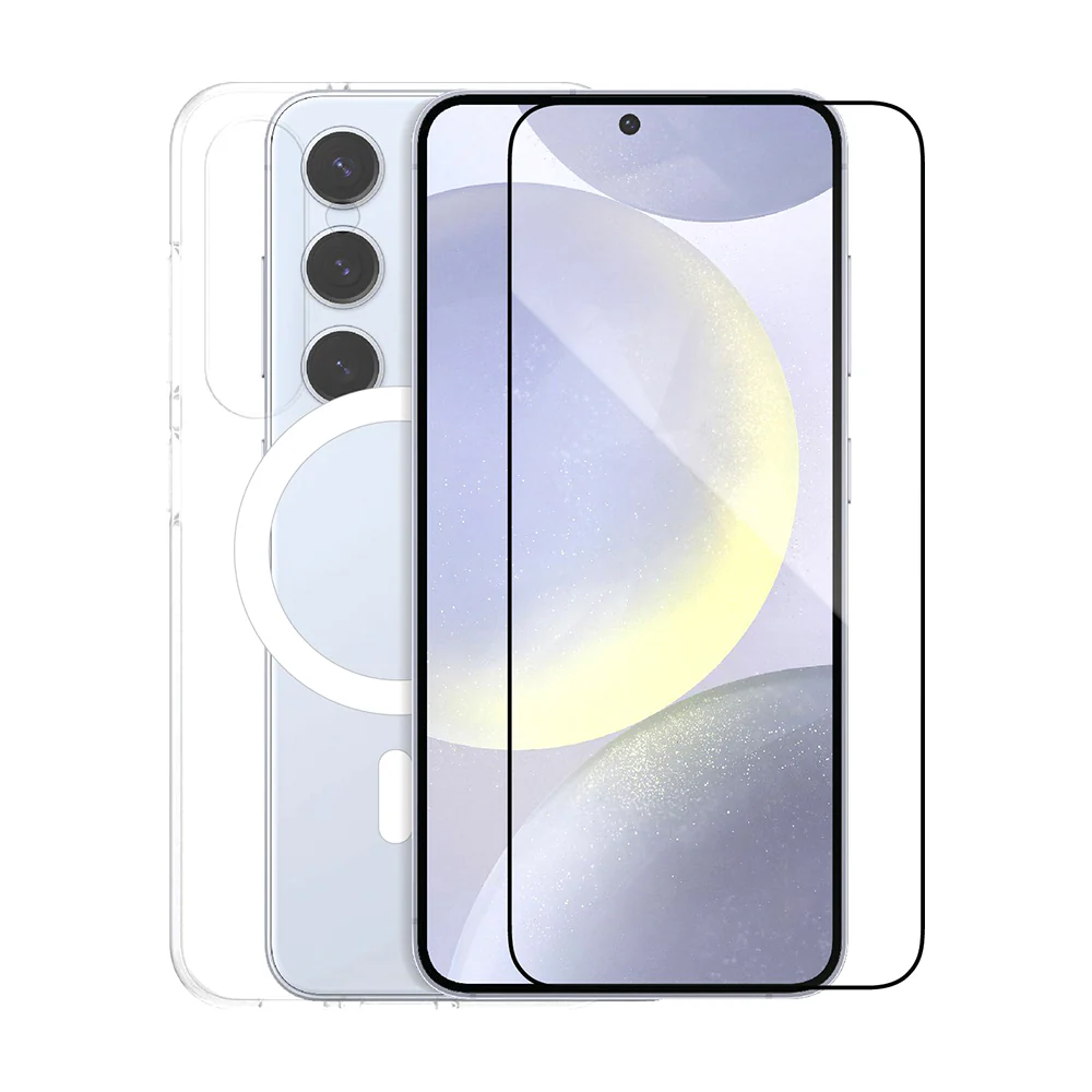 Smartix Screen Protector + Case Cover Clear for Samsung Galaxy S24 Plus