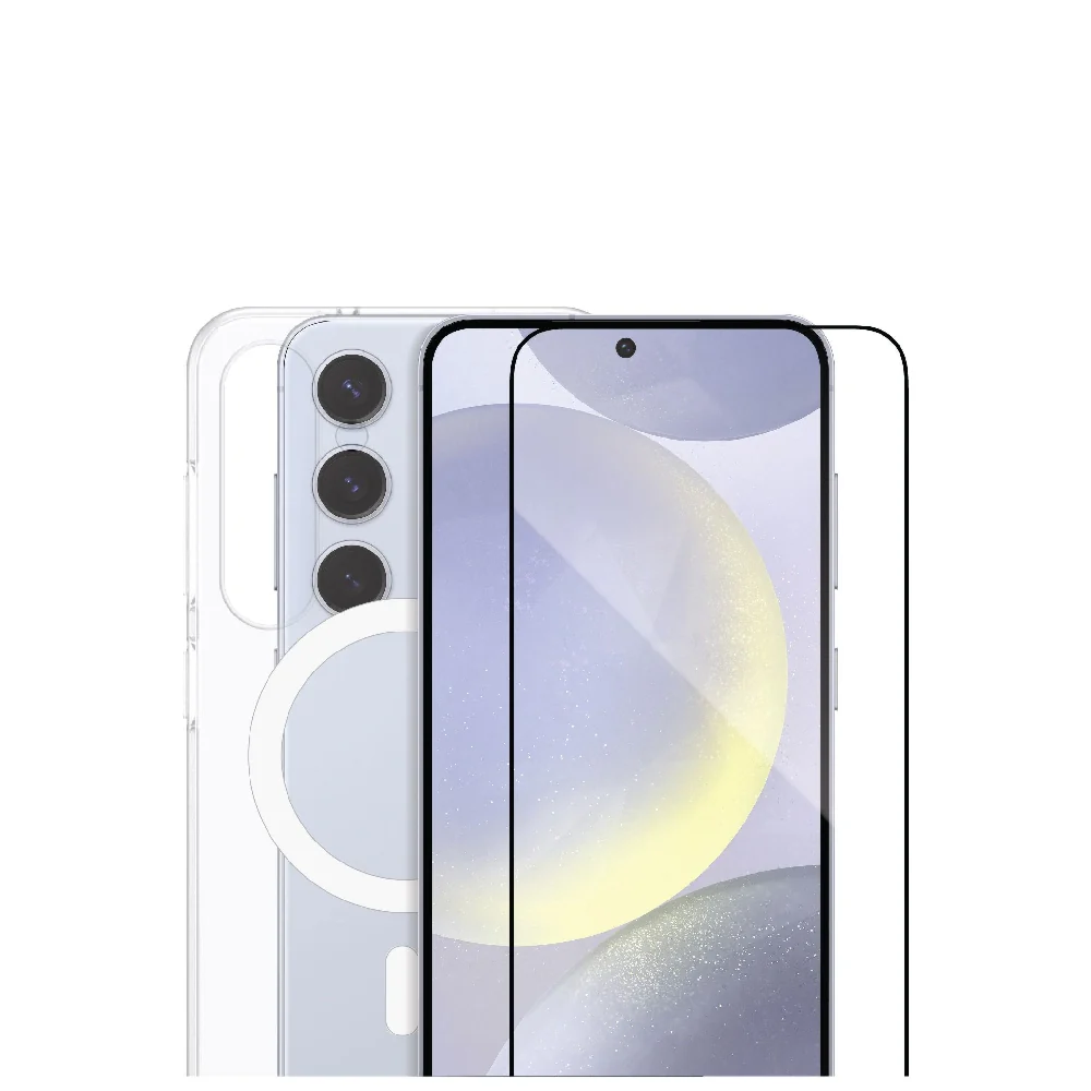 Smartix Screen Protector + Case Cover Clear for Samsung Galaxy S24 Plus - Image 3
