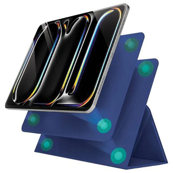 Smartix Magnetic VersaGrip Case iPad Pro 11-inch M4, Blue - Image 3