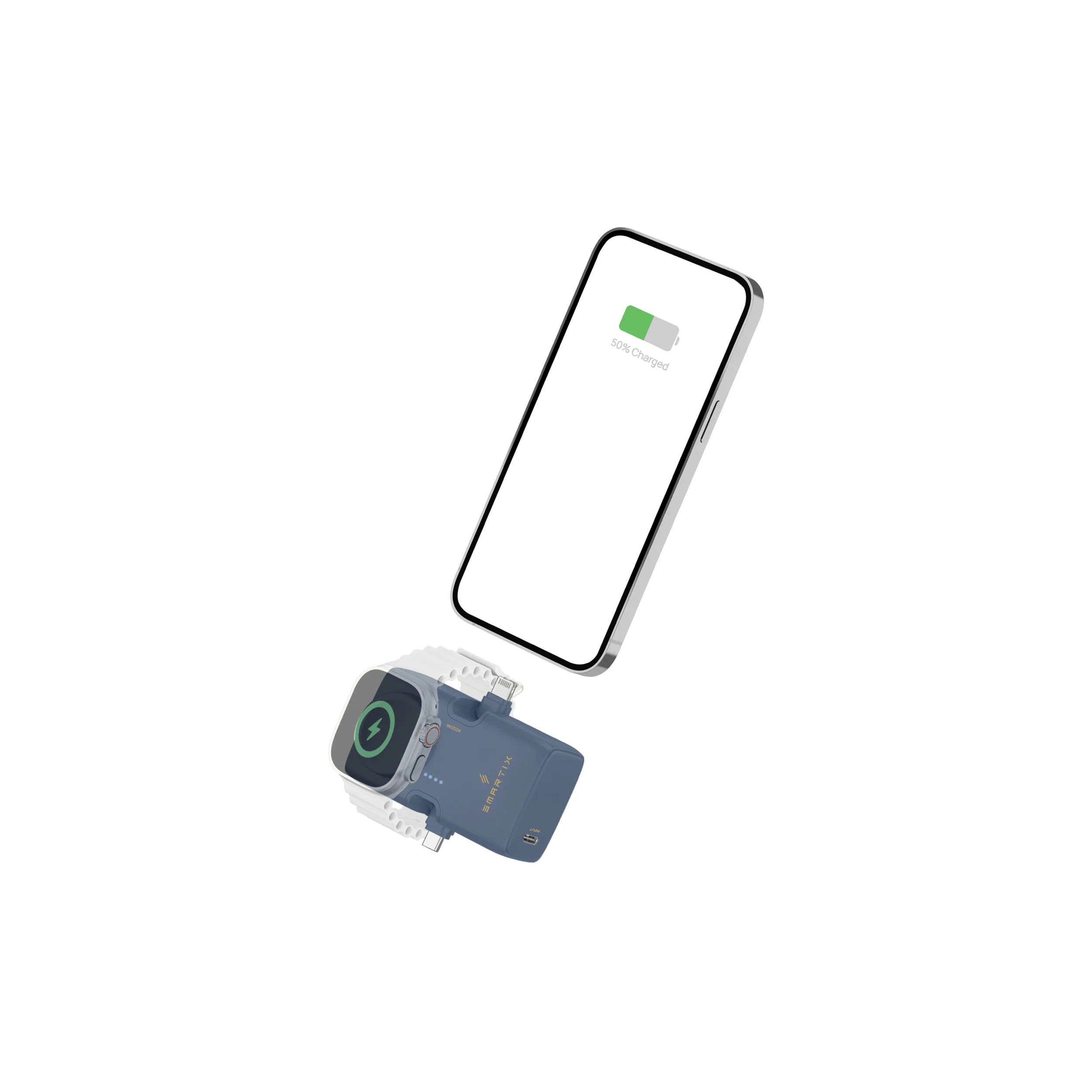 Smartix Power Bank 5000mAh with Apple Watch Charger SPPB5KAW - Image 3