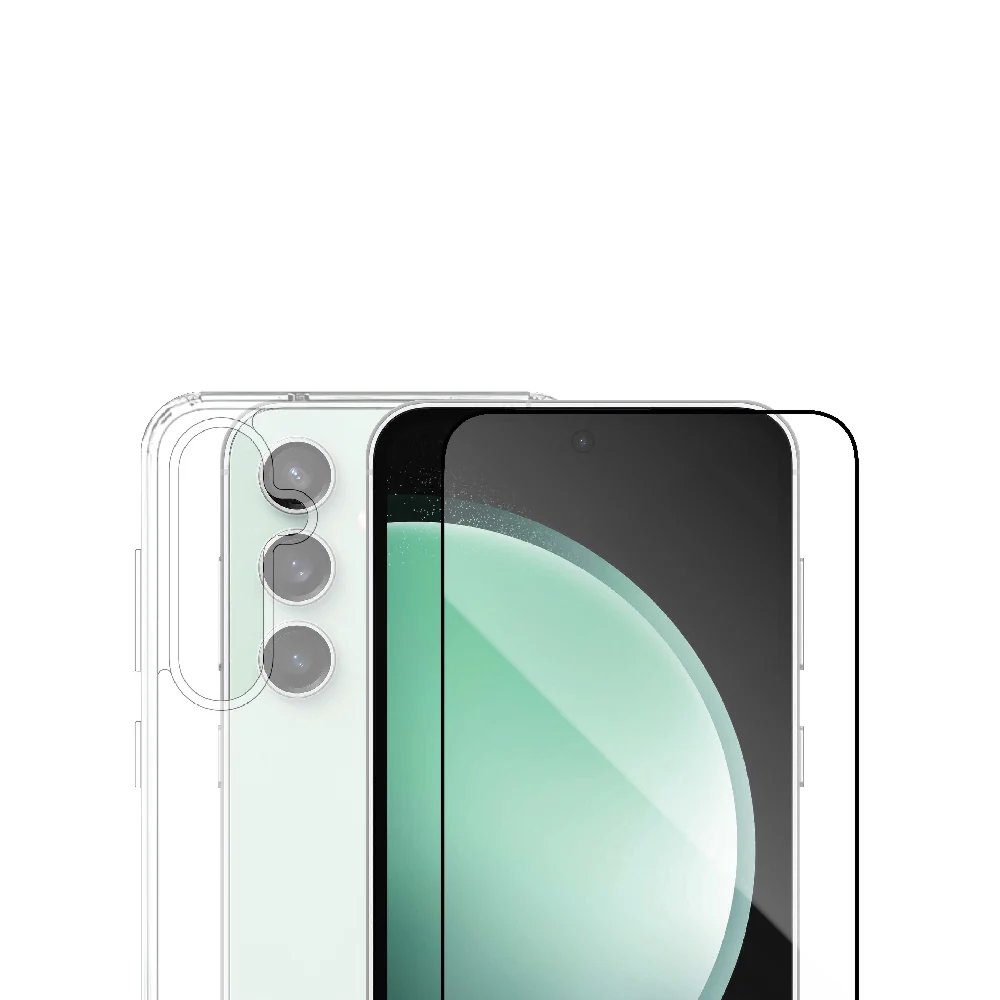 Smartix Screen Protector + Case Cover Clear for Samsung Galaxy S23 FE - Image 3