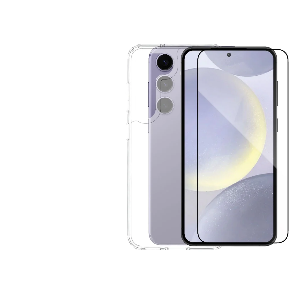 Smartix Screen Protector + Case Cover Clear for Samsung Galaxy S24 Plus - Image 2