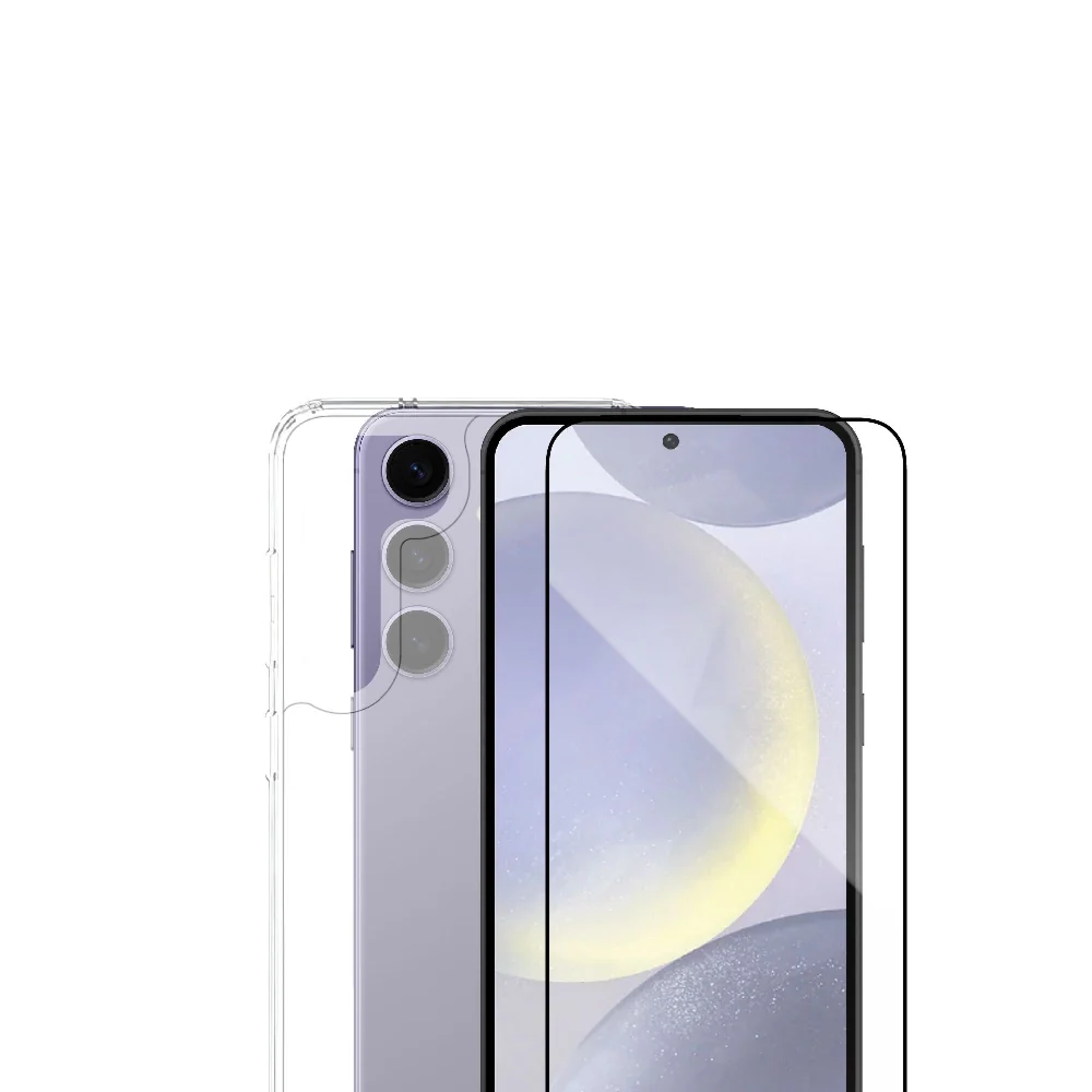 Smartix Screen Protector + Case Cover Clear for Samsung Galaxy S24 Plus - Image 3
