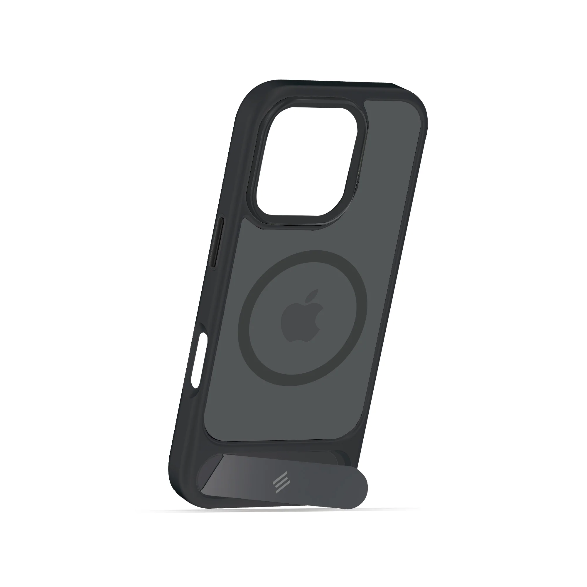 Smartix Premium Designer Stand Case for iPhone 16 Pro Max Black - Image 3