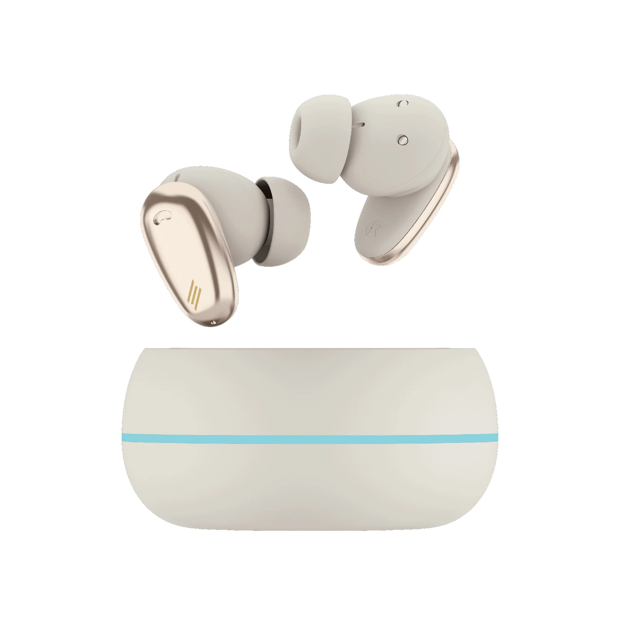 Smartix SBT07 TWS ANC Earbuds ATOM Beige - Image 3