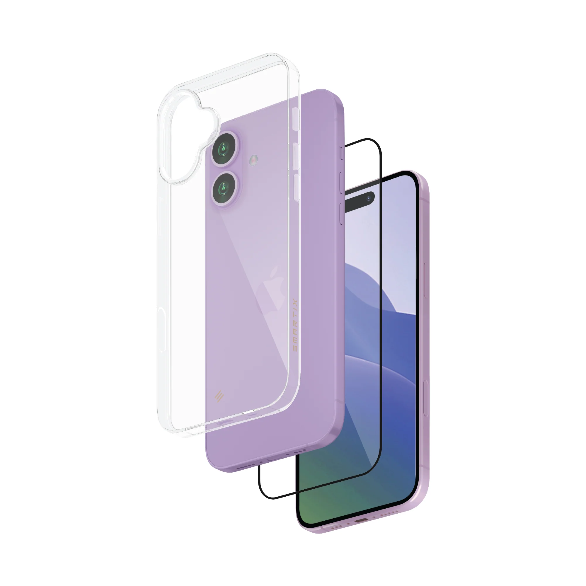 Smartix SM16PLBNCL Case & Glass iPhone 16 Plus - Image 4