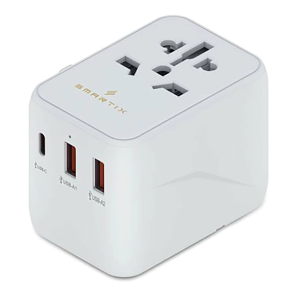 Smartix Premium International Travel Adapter 20W White - Image 3