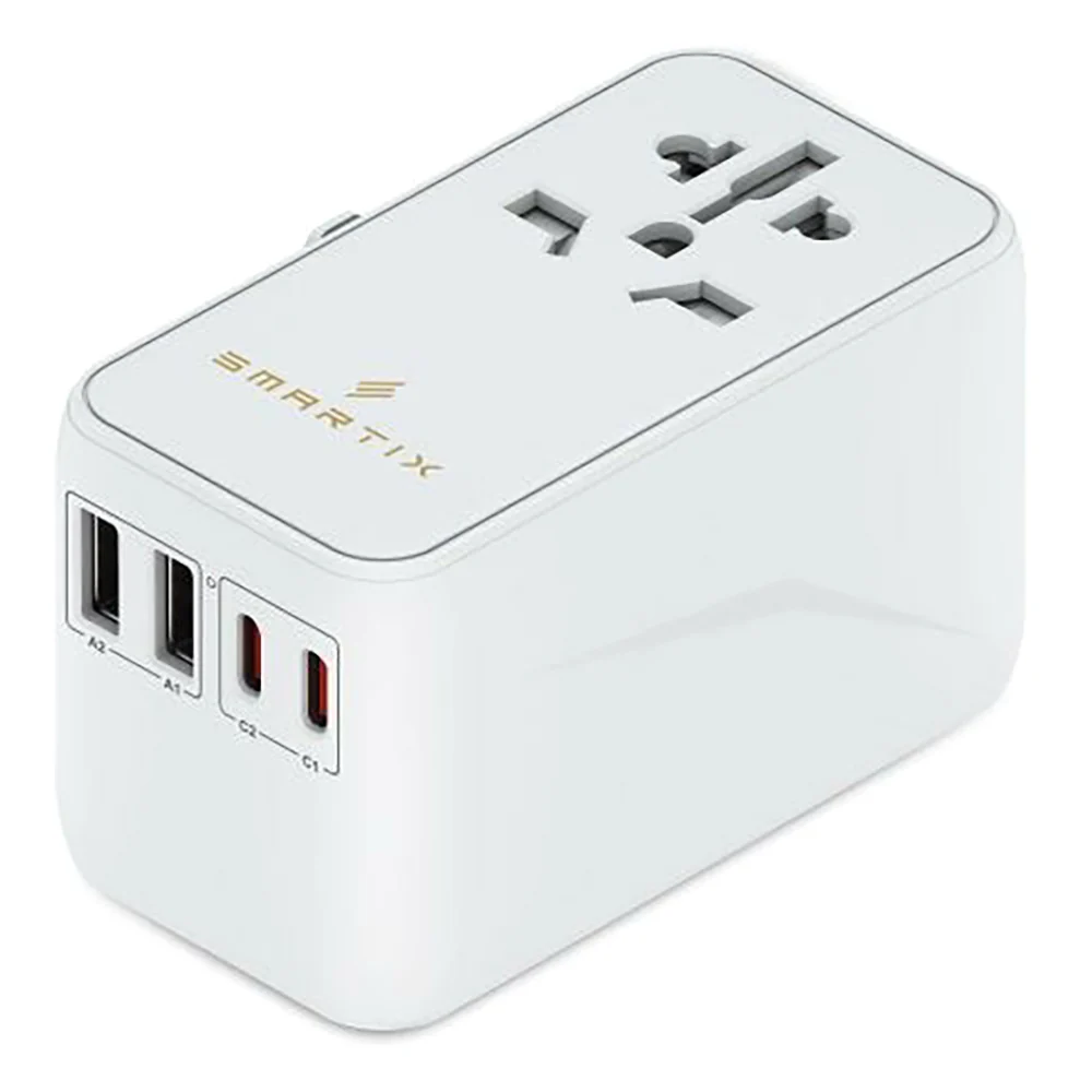 Smartix Premium International Travel Adapter 100W White - Image 3