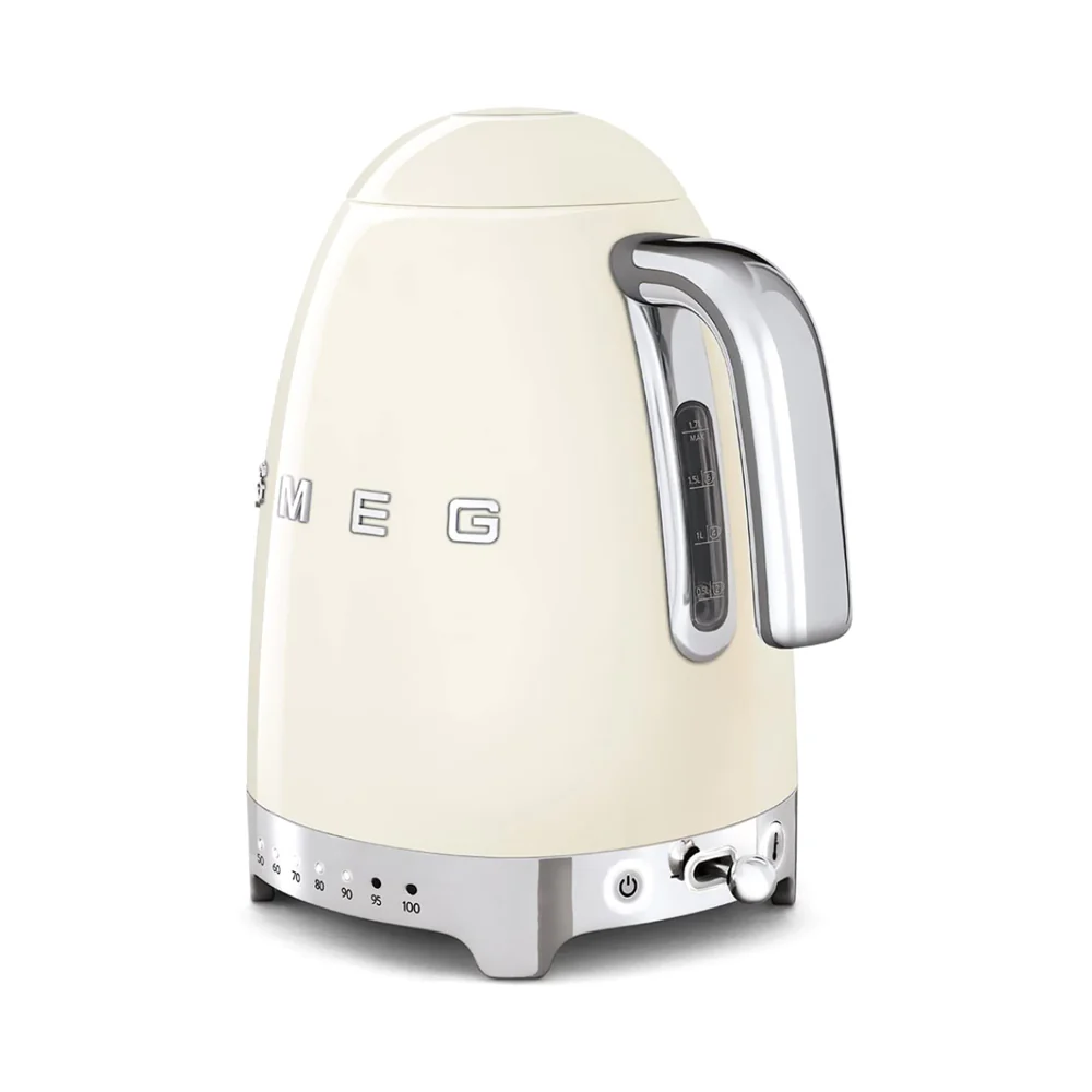 Smeg 360 Swivel Base Electric Kettle 1700ml Cream - Image 5