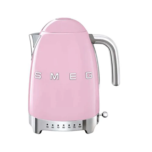 Smeg 360 Swivel Base Electric Kettle 1700ml Pink - Image 2