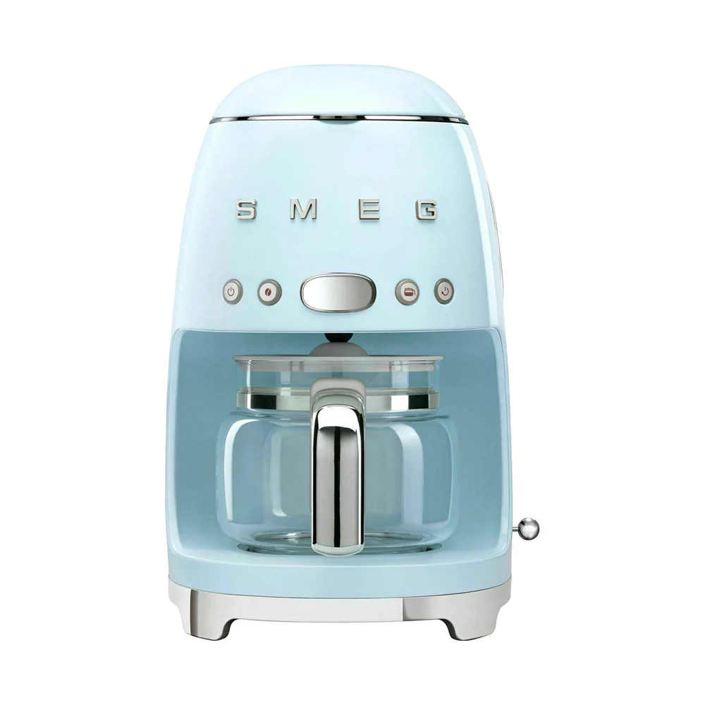 Smeg 50's Retro Drip Filter Coffee Machine 1400ml Pastel Blue - Image 2