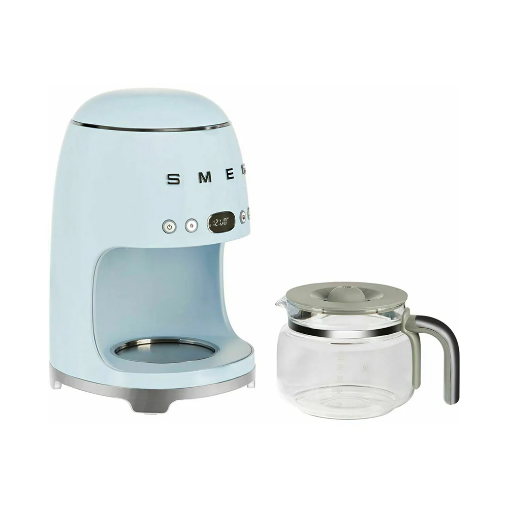 Smeg 50's Retro Drip Filter Coffee Machine 1400ml Pastel Blue - Image 4