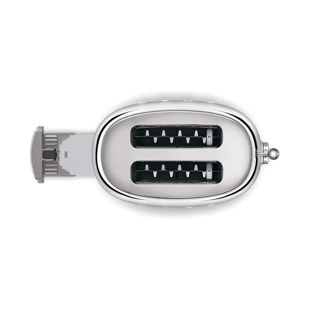 Smeg 950W 2-Slice 50's Retro Style Toaster Chrome - Image 5