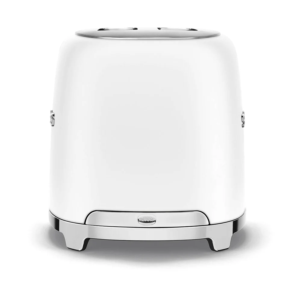 Smeg 950W 50's Retro Style 2-Slice Toaster White - Image 2