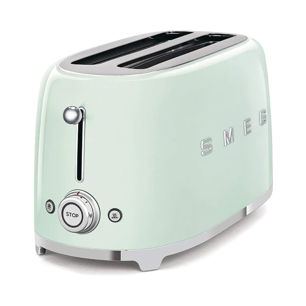 Smeg 50's Retro Style 4-Slice Toaster 1500W Pastel Green - Image 3