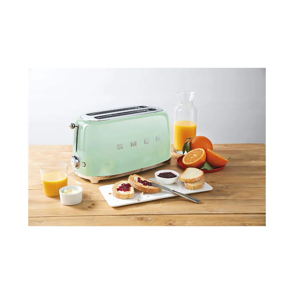 Smeg 50's Retro Style 4-Slice Toaster 1500W Pastel Green - Image 4