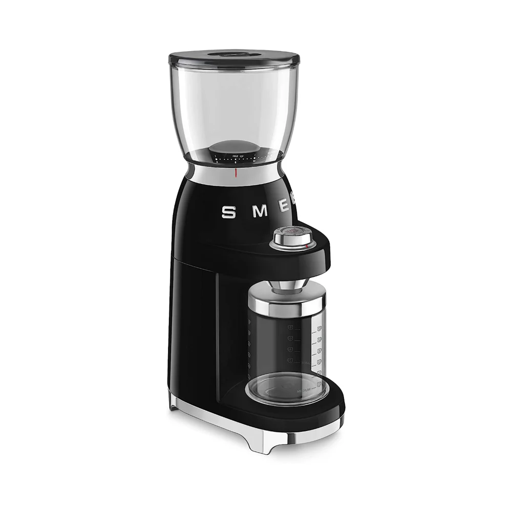 Smeg 50's Retro Style Coffee Grinder Black - Image 2