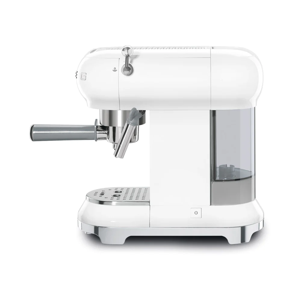 Smeg 50's Style Pump Espresso Maker 1L White - Image 2