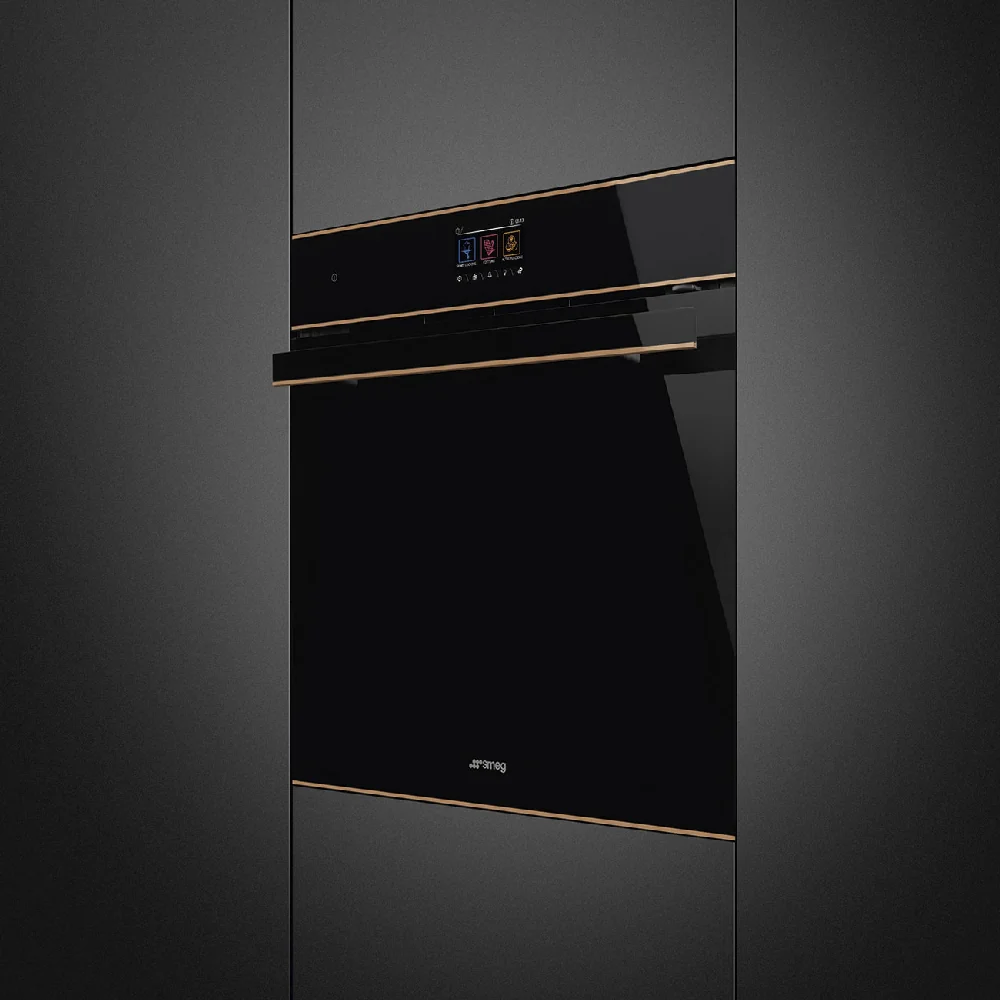 Smeg Built-In Traditional Pyro Galileo Oven 68L Black - Image 2