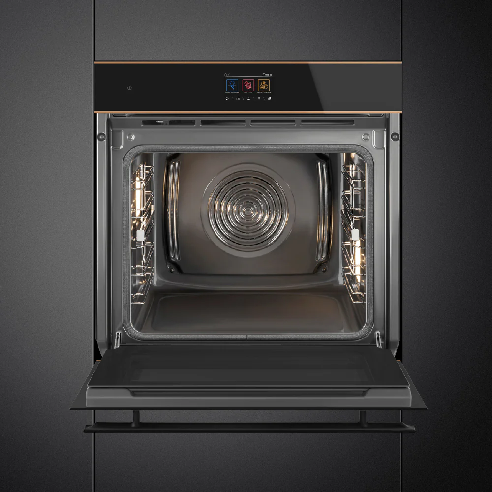 Smeg Built-In Traditional Pyro Galileo Oven 68L Black - Image 3