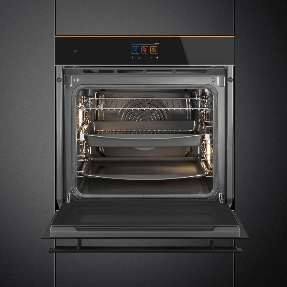 Smeg Built-In Traditional Pyro Galileo Oven 68L Black - Image 4