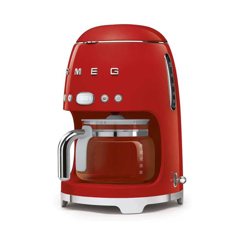 Smeg Drip Coffee Machine 1.4L Red DCF02RDUK - Image 2