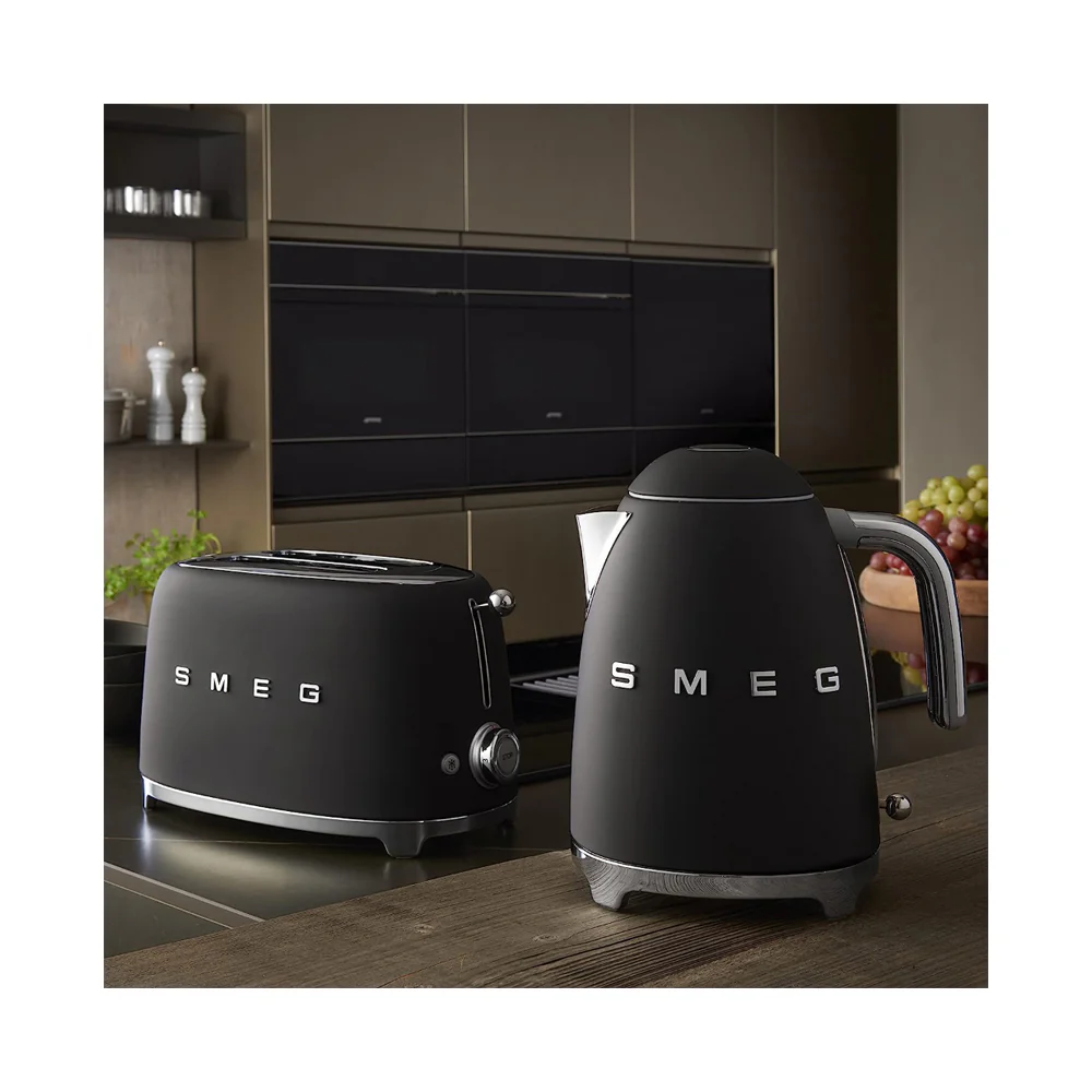 Smeg Retro Style Electric Kettle 1.7L Matte Black - Image 6