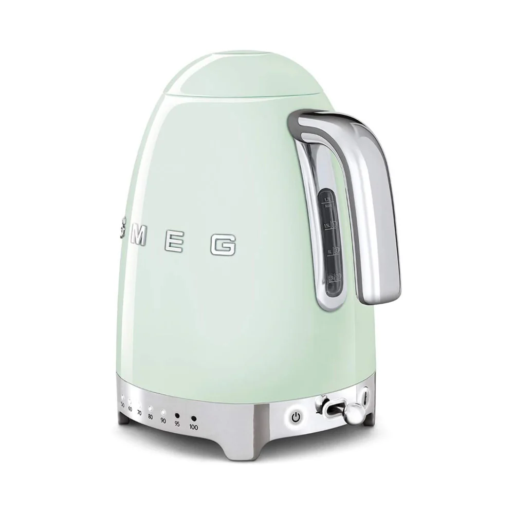 Smeg Retro Style Electric Kettle 1.7L Pastel Green - Image 2