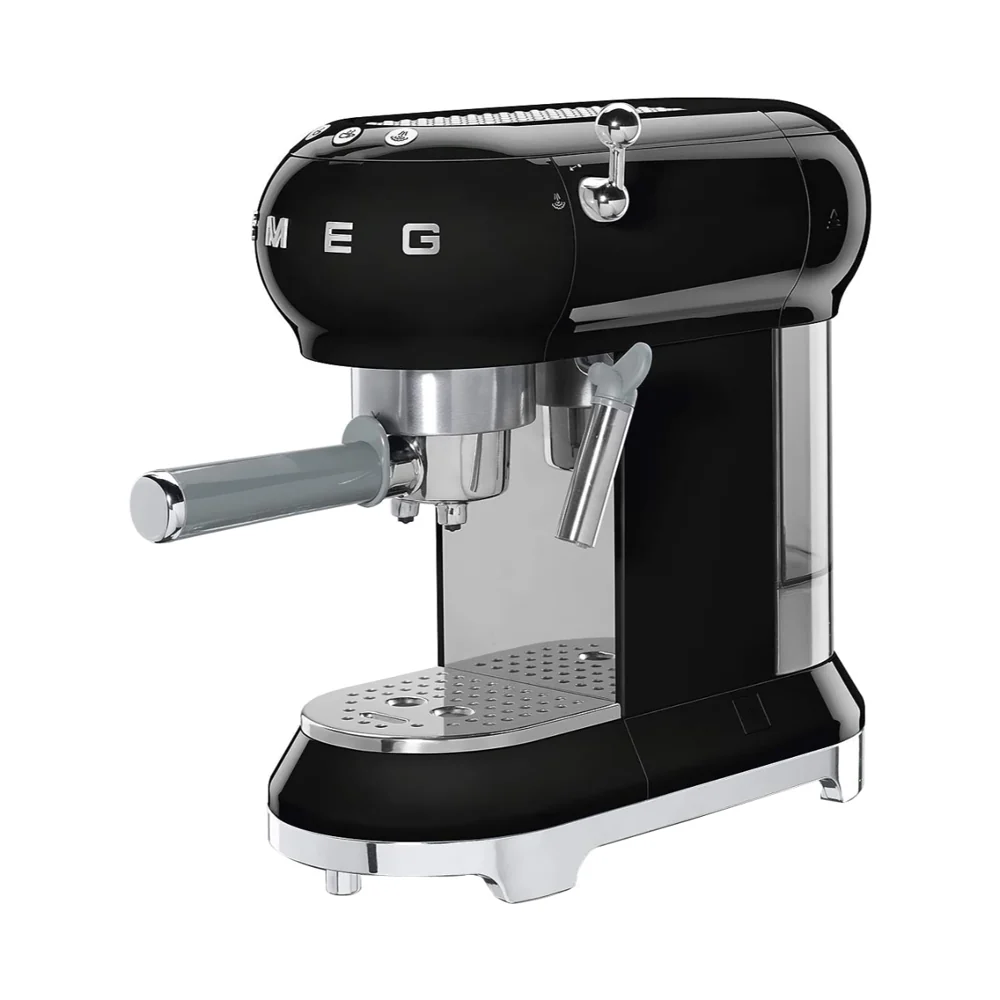Smeg Traditional Pump Espresso Coffee Machine 1000ml Black