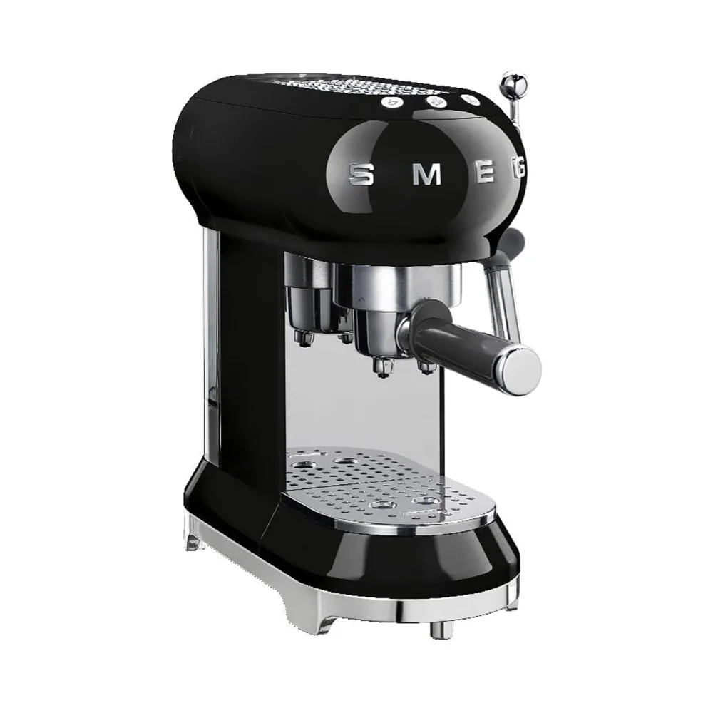 Smeg Traditional Pump Espresso Coffee Machine 1000ml Black - Image 4