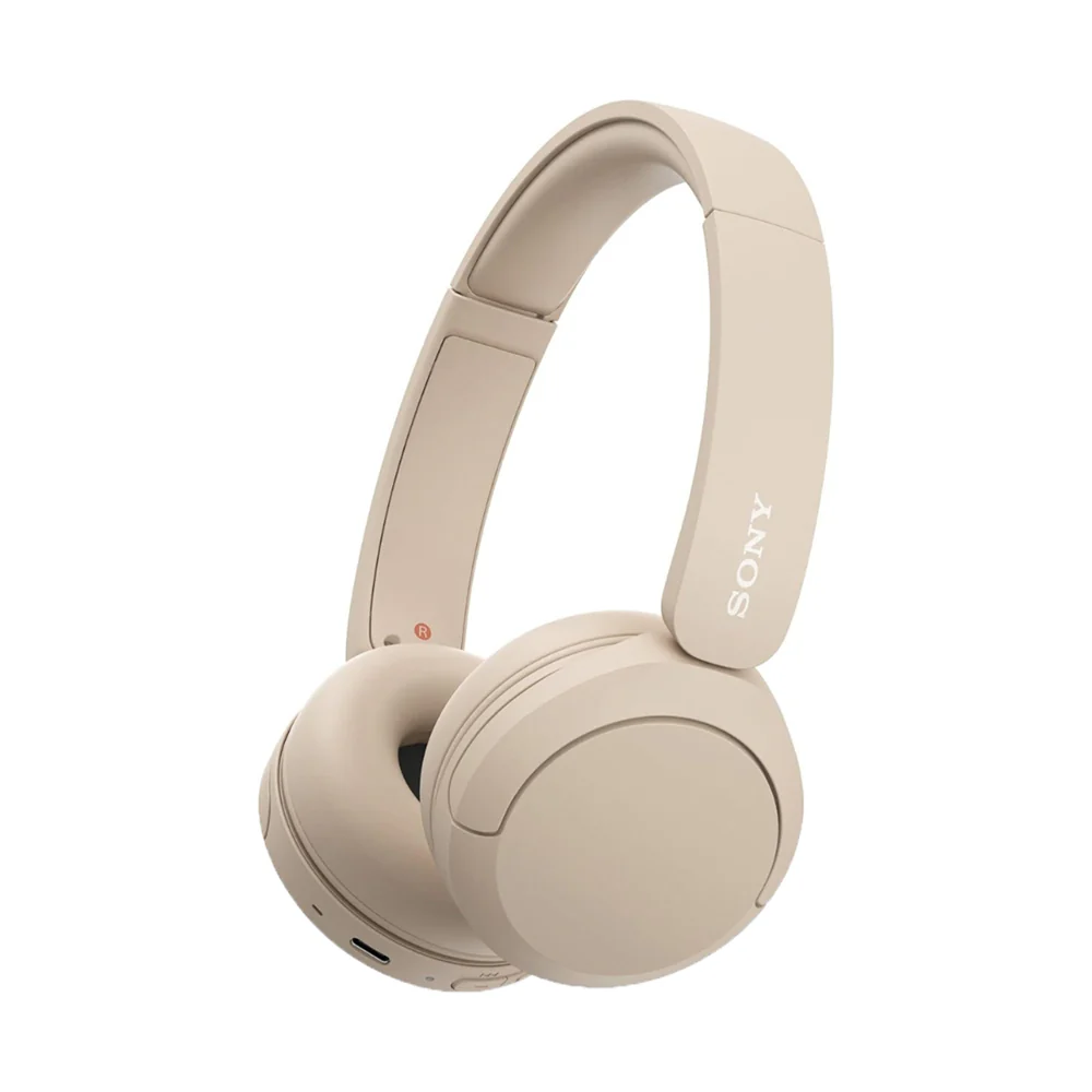 Sony Wireless Headphones with Microphone Beige