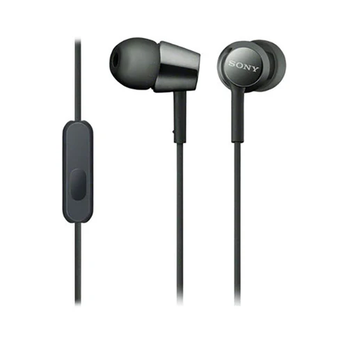 Sony Wired In-Ear Earphones with Mic Black