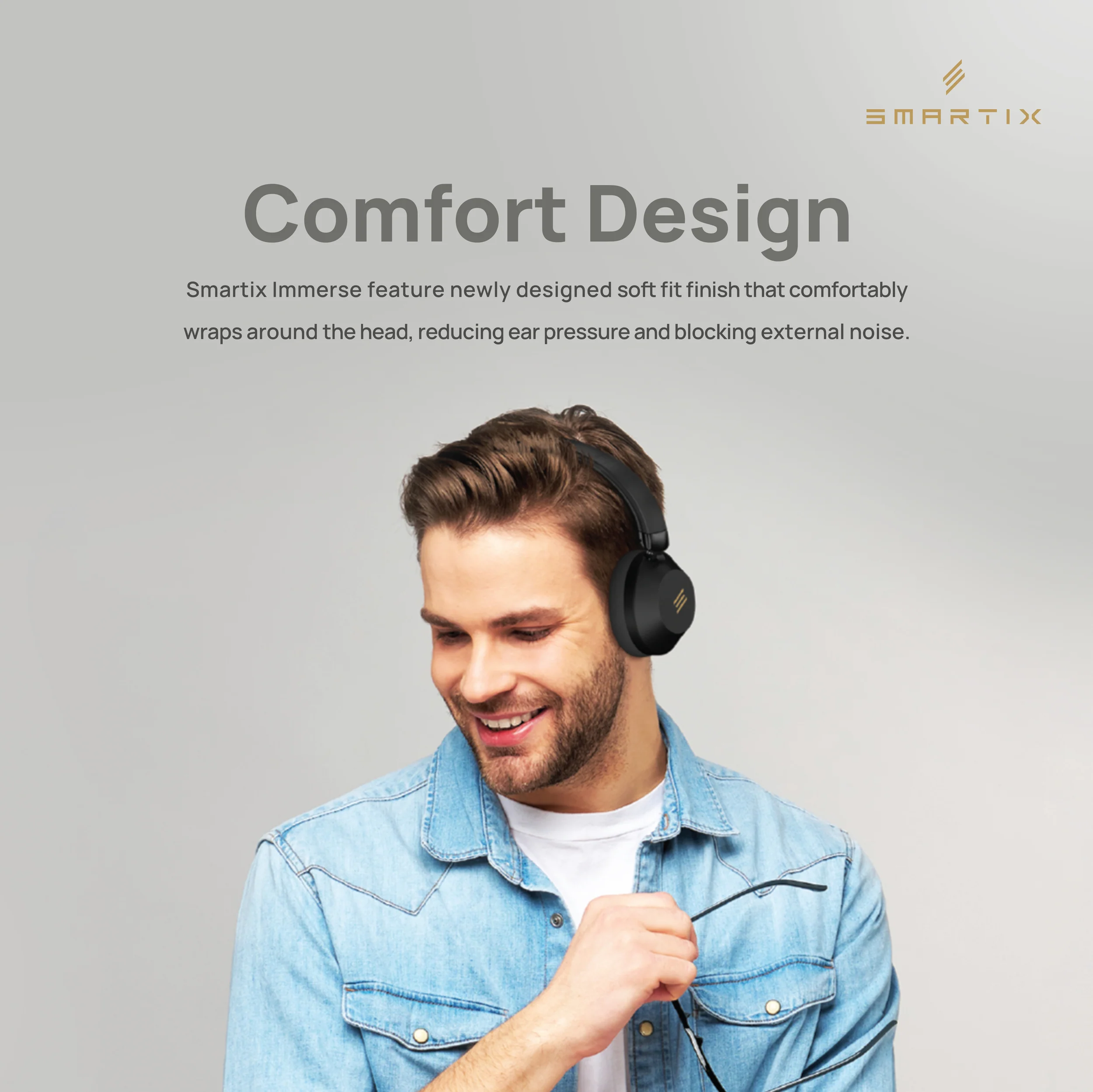 SoundPod SMBTHBK1 ANC Headphones Immerse Pro - Image 5