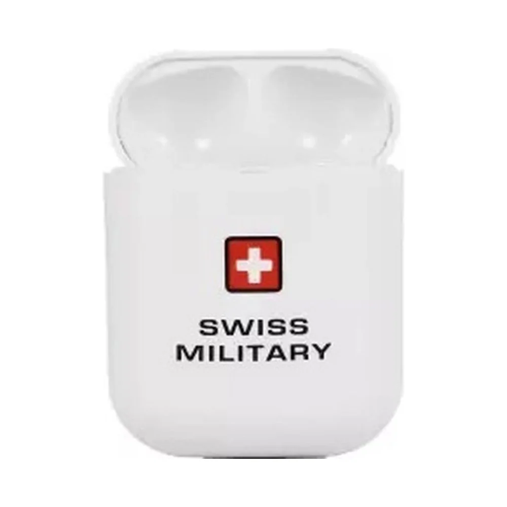 Swiss Military Delta 3 True Wireless In Ear Earbuds White